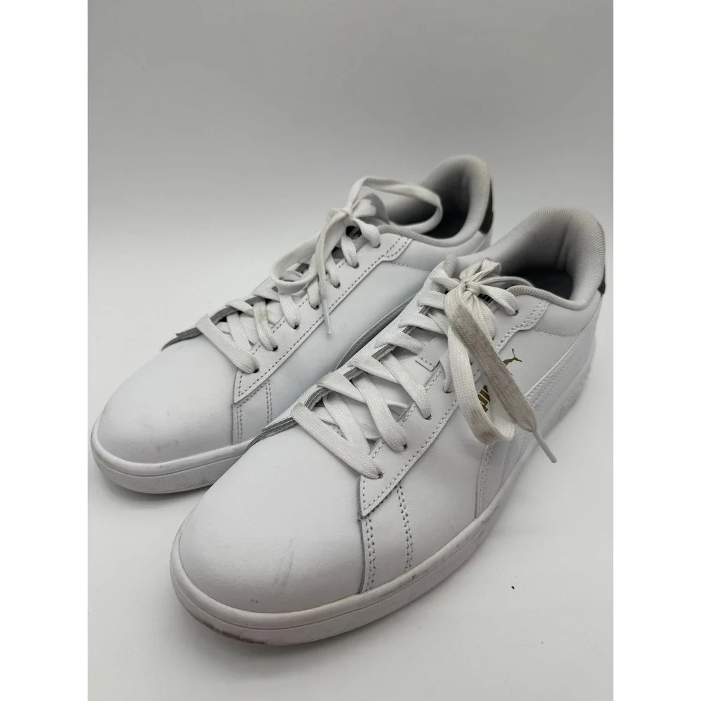 Puma Smash v2 Men's Size 10.5 White Green Casual Sneakers